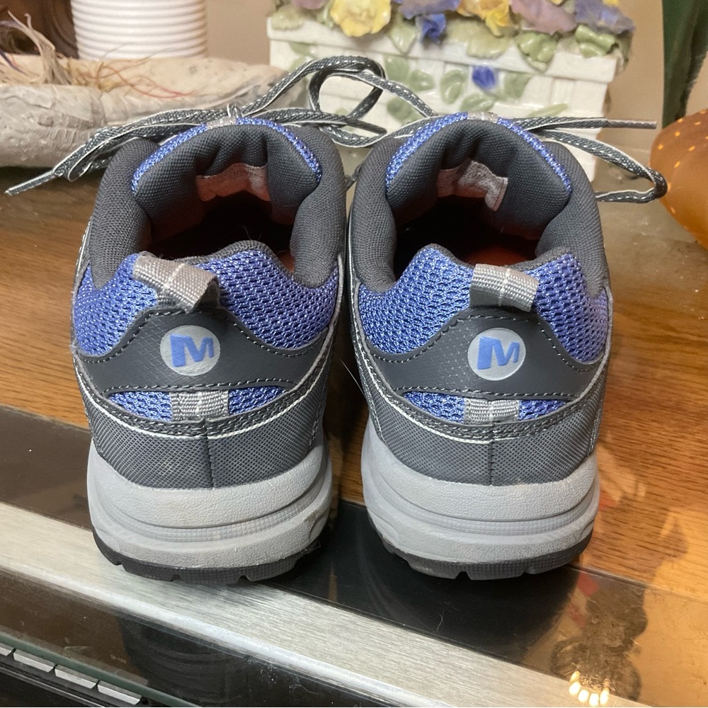 MERRELL WOMENS TRAIL HACE HIKING SNEAKERS 7.5 - Picture 6 of 7
